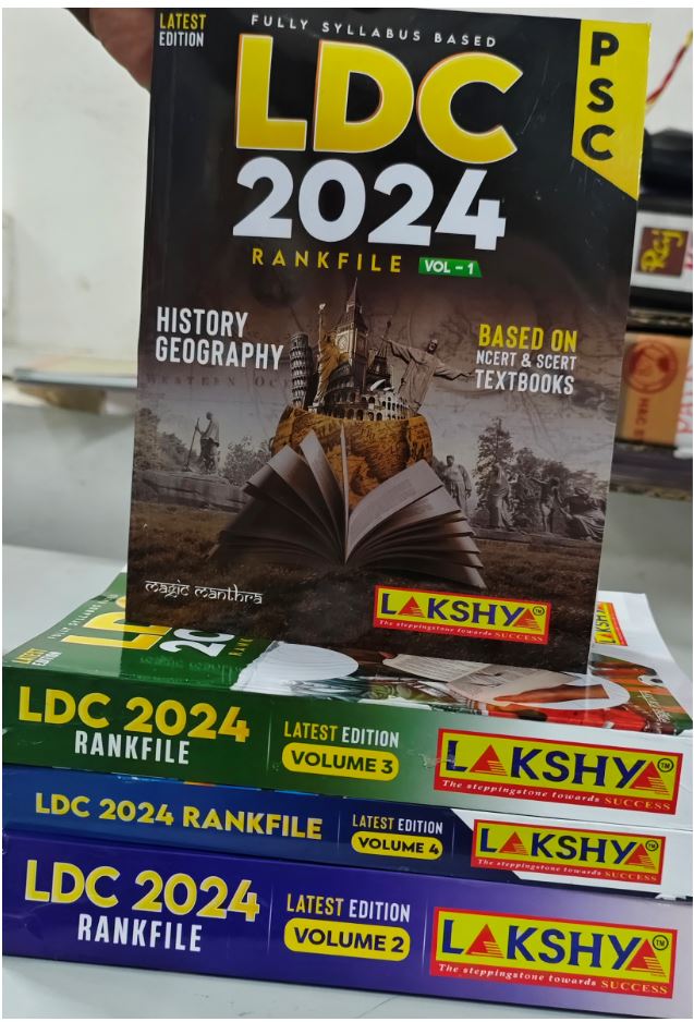 Latest Edition PSC LDC 2024 Based on NCERT & SCERT Textbooks Volume 1 to 4